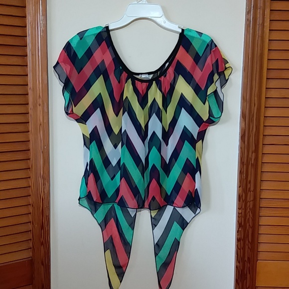 Beautiful see through summer blouse Medium USA - Picture 7 of 8